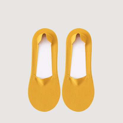 Women's Socks Breathable Summer Thin No Show Ice Silk Sock Silicone Non-Slip Bottom Absorb Sweat Boat Sock.