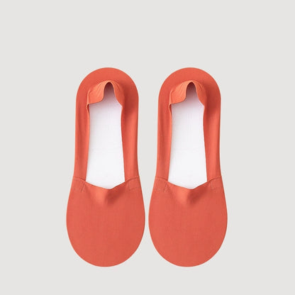 Women's Socks Breathable Summer Thin No Show Ice Silk Sock Silicone Non-Slip Bottom Absorb Sweat Boat Sock.