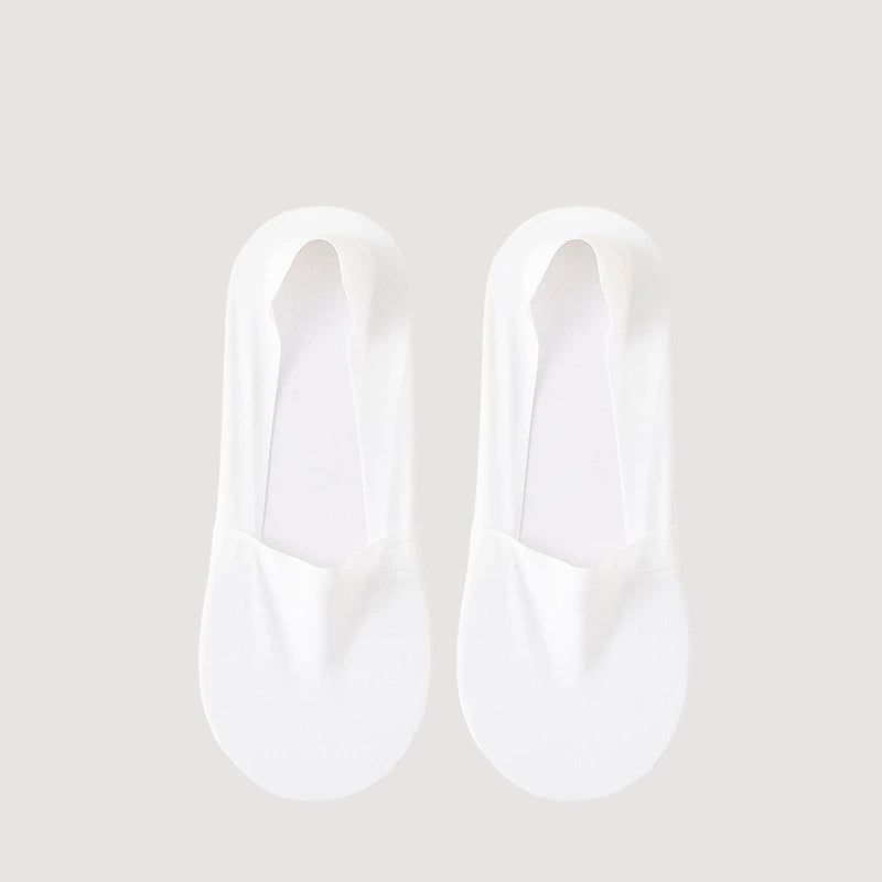 Women's Socks Breathable Summer Thin No Show Ice Silk Sock Silicone Non-Slip Bottom Absorb Sweat Boat Sock.