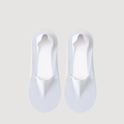 Women's Socks Breathable Summer Thin No Show Ice Silk Sock Silicone Non-Slip Bottom Absorb Sweat Boat Sock.