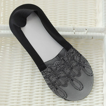 Women's Summer Lightweight Socks - Seamless, Invisible, Non-Slip, Stay-Up Short Socks